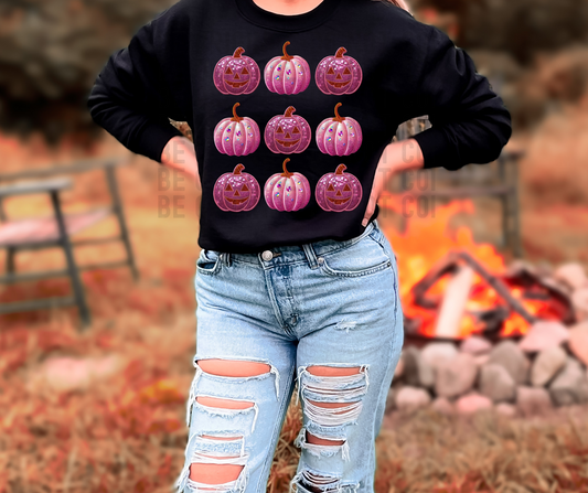 pink pumpkins