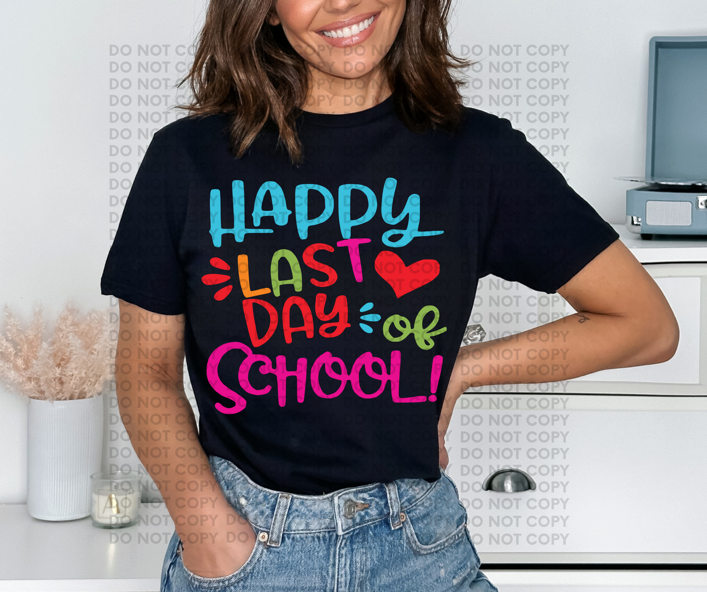 Happy last day of school-bright