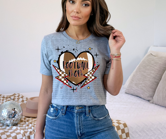 Football mom heart