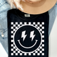 checkered smiley