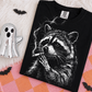 Smoking racoon (This is just the outline that will be printed-recommended to press this on a dark color shirt)