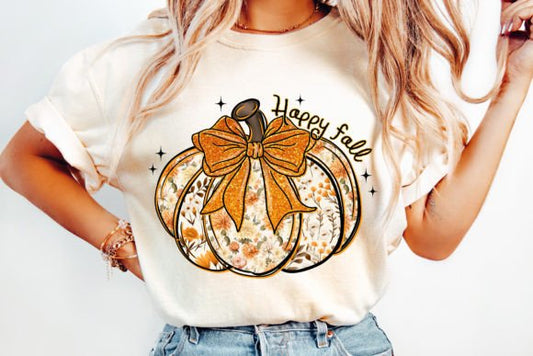 Happy fall pumpkin