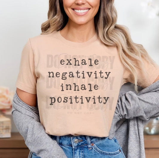 exhale negativity inhale positivity