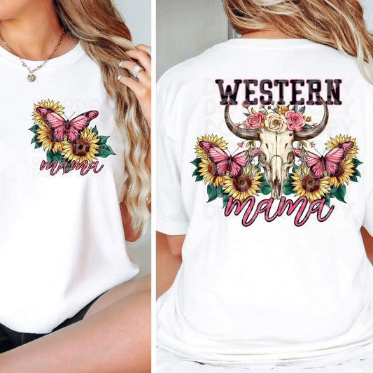 Western mama- add the pocket option to your cart if you want it