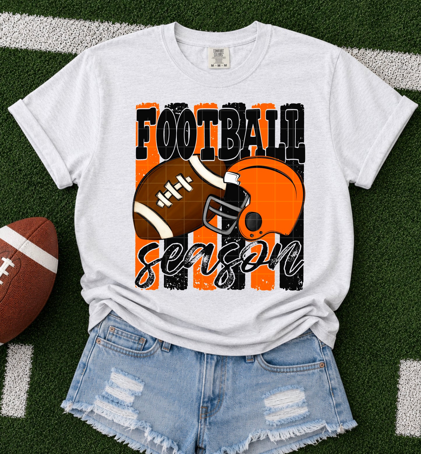 Football Season orange & black