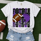 Football Season black & purple
