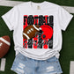Football Season black & red