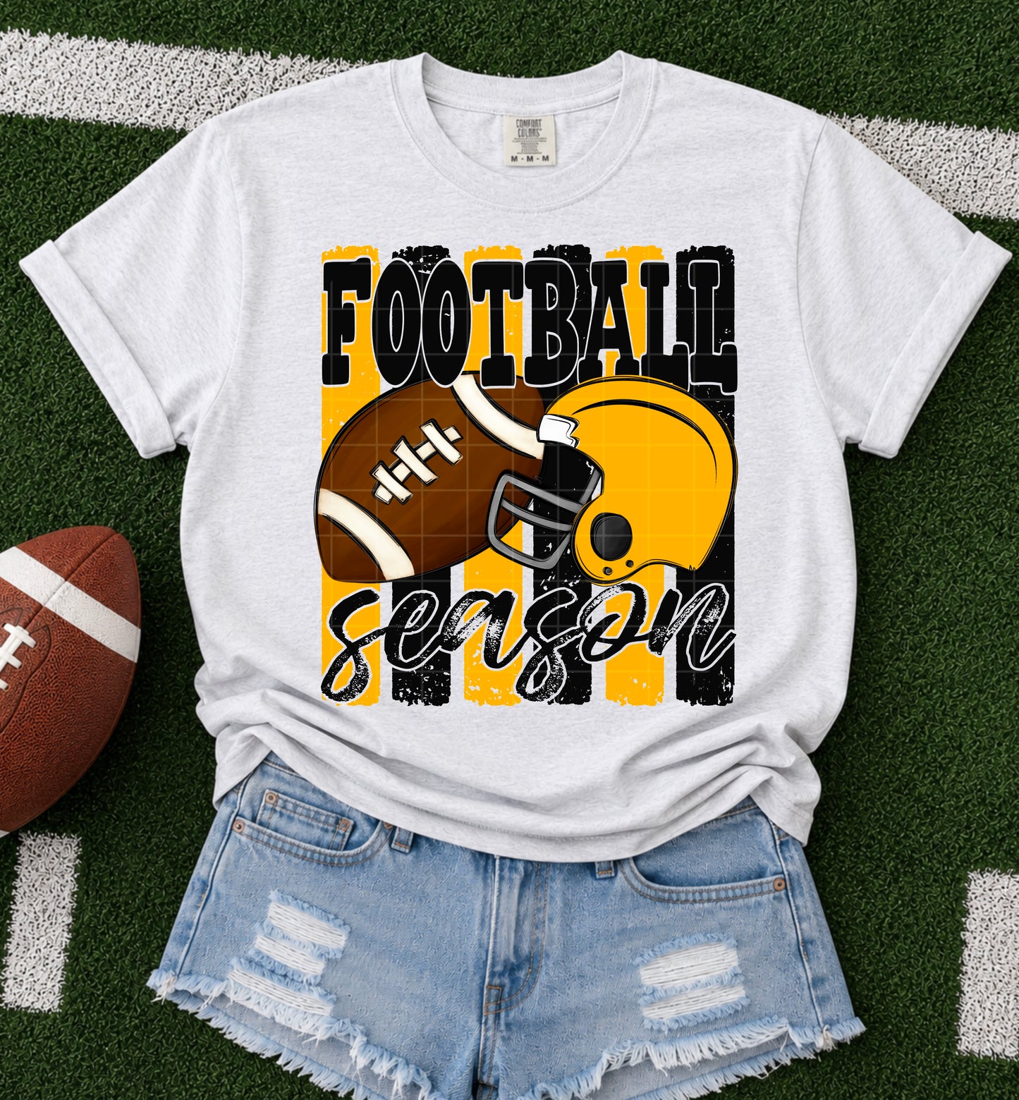Football Season Gold & black