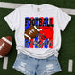 Football Season Blue & red