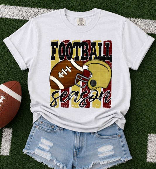 Football Season Gold & maroon