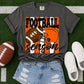 Football Season Orange & white