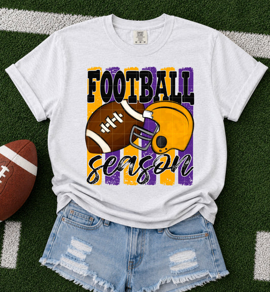 Football Season Purple & gold