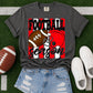 Football Season red & white