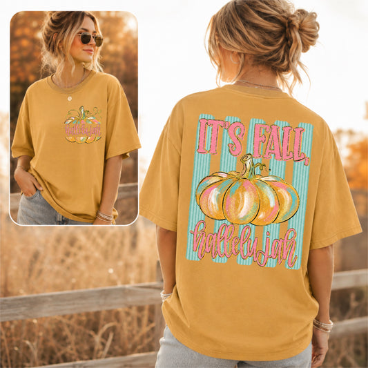 It's fall hallelujah (front & back design included)