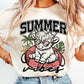 Summer vibes floating cow