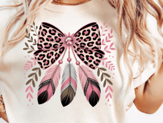 Feathered bow