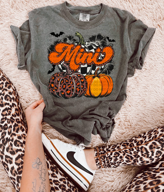 Mini with pumpkins