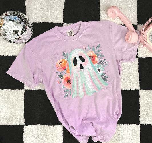 Ghost with flowers