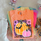 Pink and orange pumpkin
