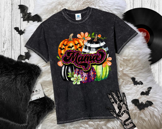 Mama fall pumpkins