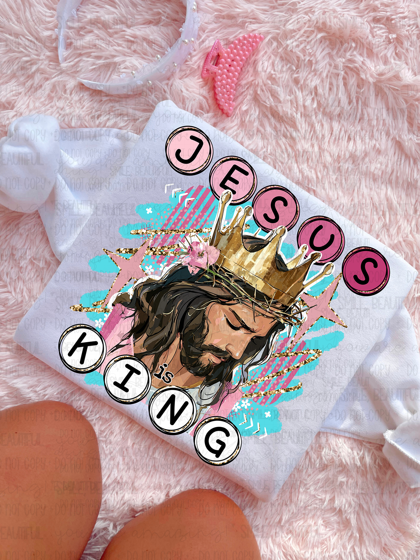 Jesus is king completed t-shirt