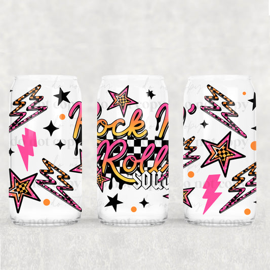 Rock n roll soul 16oz Libbey wrap