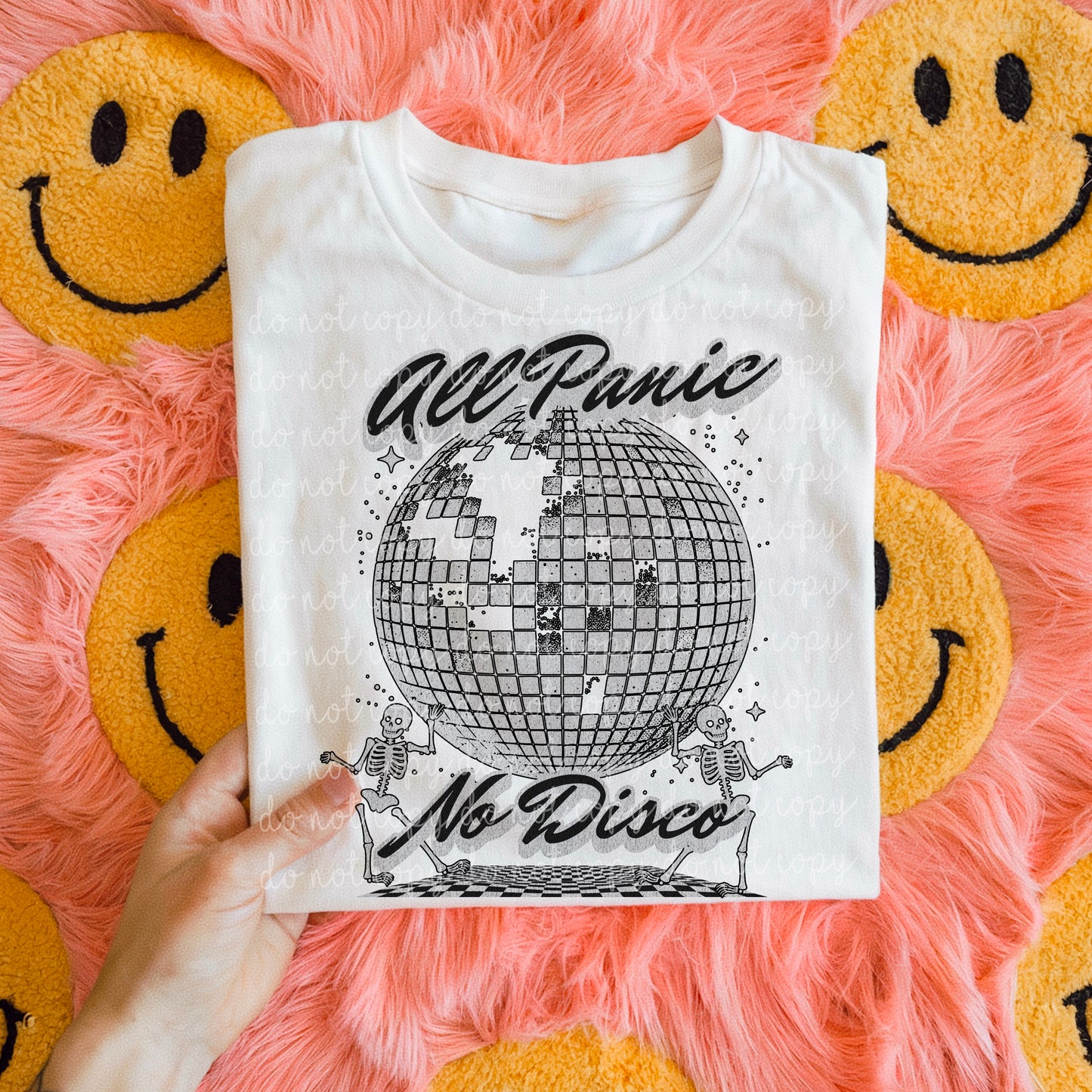 All panic no disco ( black font)