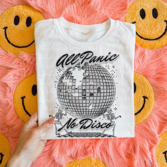 All panic no disco ( black font)