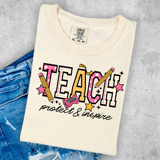 Teach protect and inspire