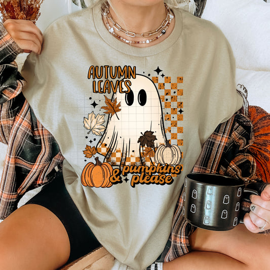 Autumn leaves & pumpkins please