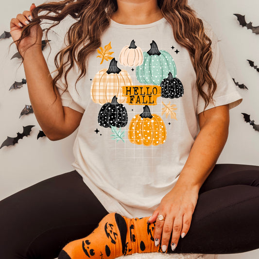 Hello Fall pumpkins