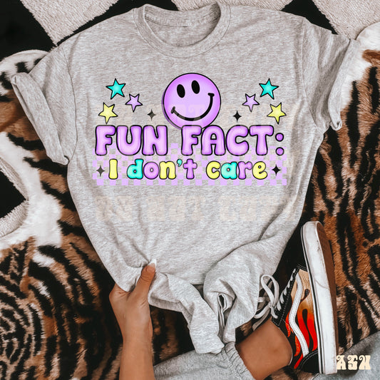 Fun fact: I don't care