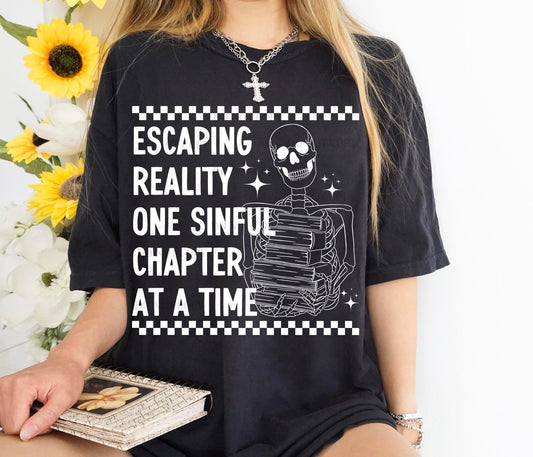 Escaping realty one sinful chapter at a time