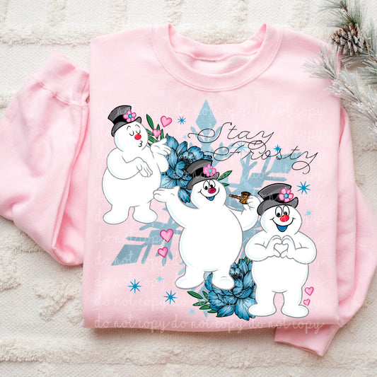 Snowman with snowflake