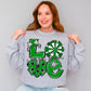Love cheer mom black and green