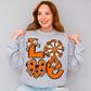 Love cheer black and orange