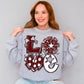 Love cheer mom maroon and white