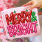 Merry & bright faux effect