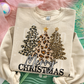 Merry Christmas(faux glitter) completed sweatshirt
