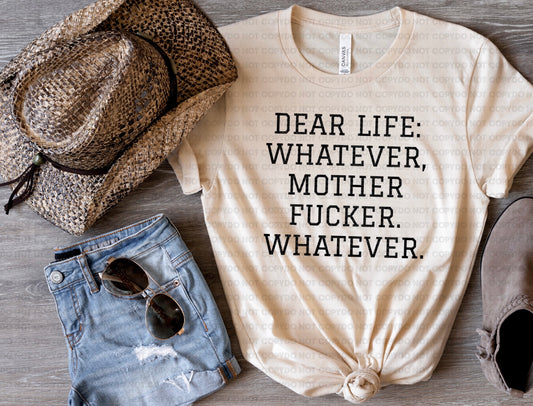 Dear life
