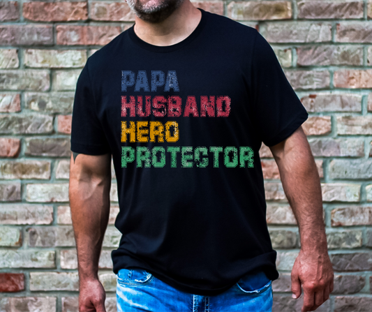 Papa husband hero protector