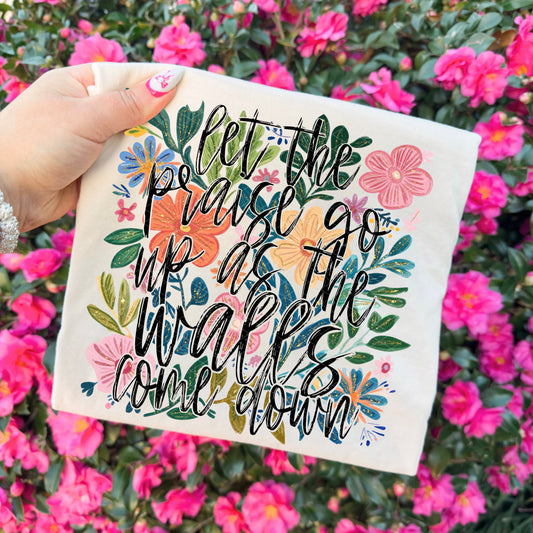 Let the praise go up as the walls come down