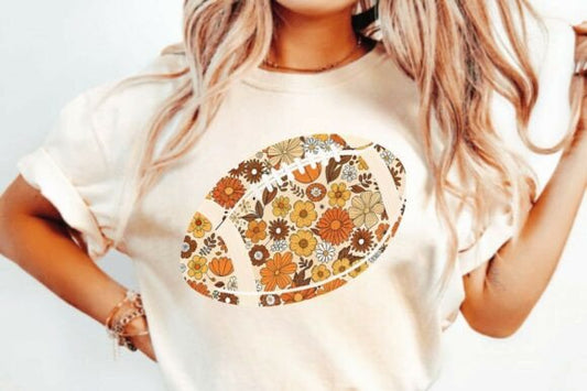 Fall floral football