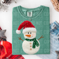 Snowman faux yarn