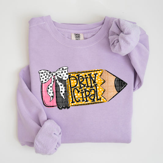 Principal girl school pencil