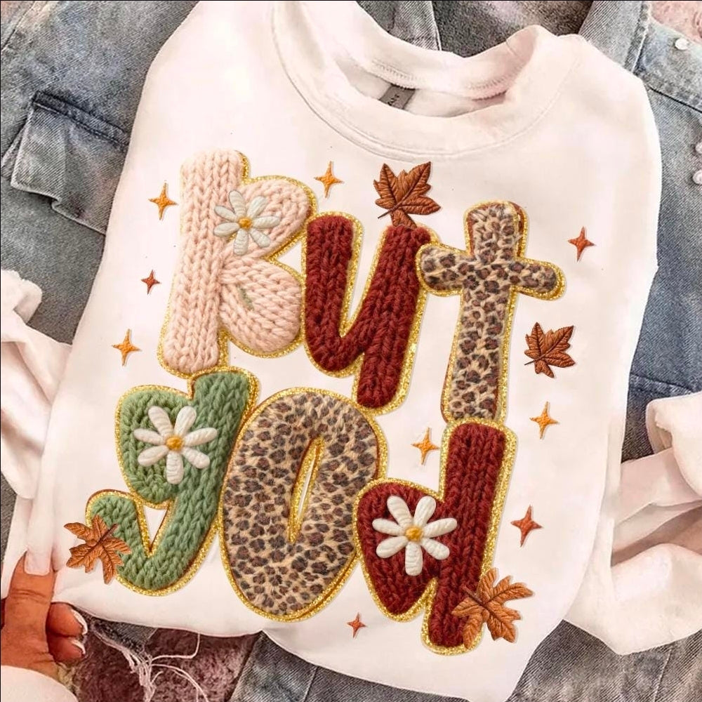 But God (faux yarn effect)