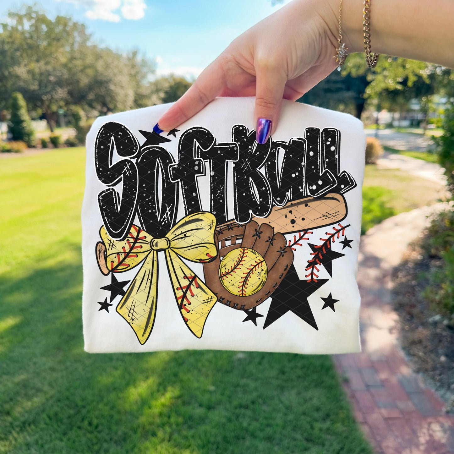 Softball completed sweatshirt