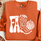 Fall with boots and pumpkin