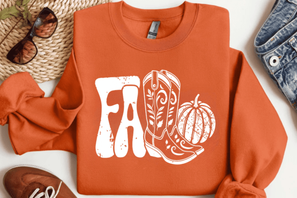 Fall with boots and pumpkin