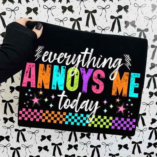Everything annoys me today